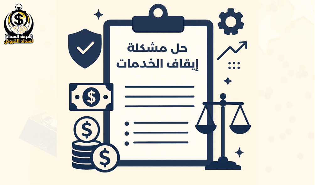 حل مشكلة إيقاف الخدمات